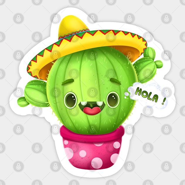 MR.CACTUS Sticker by Evgeny